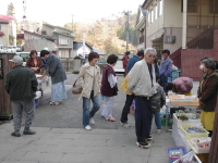 銀山温泉朝市