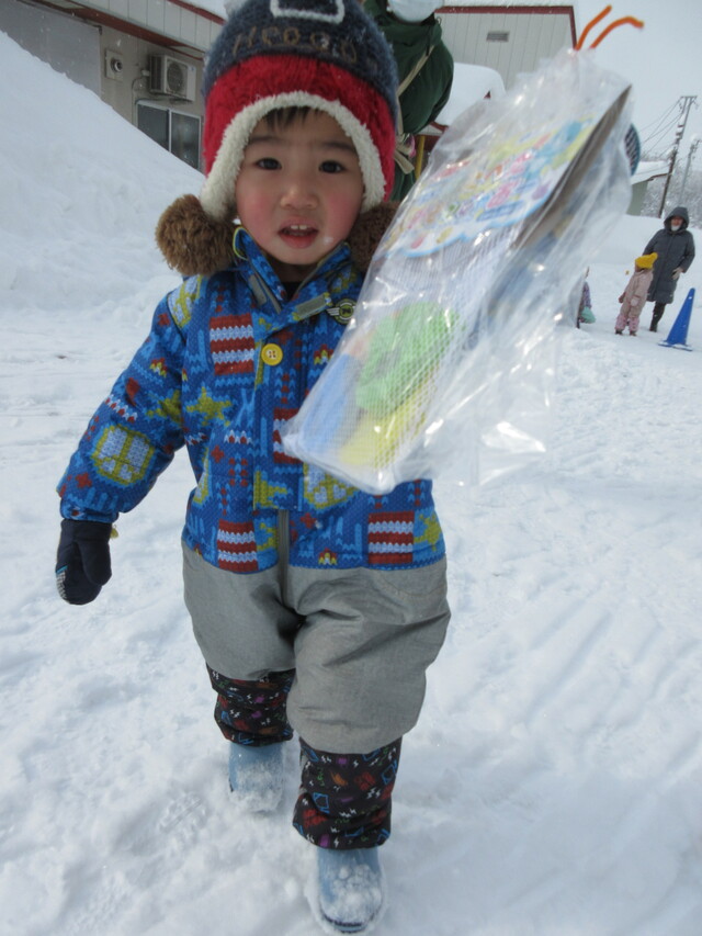 雪遊び
