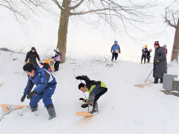 二ツ森ゆう大学　雪遊び
