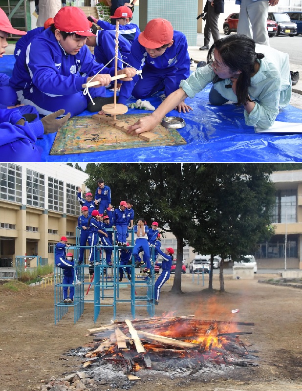 マイ土器　野焼き体験