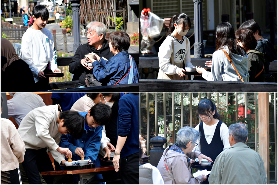 玉野小　銀山茶会