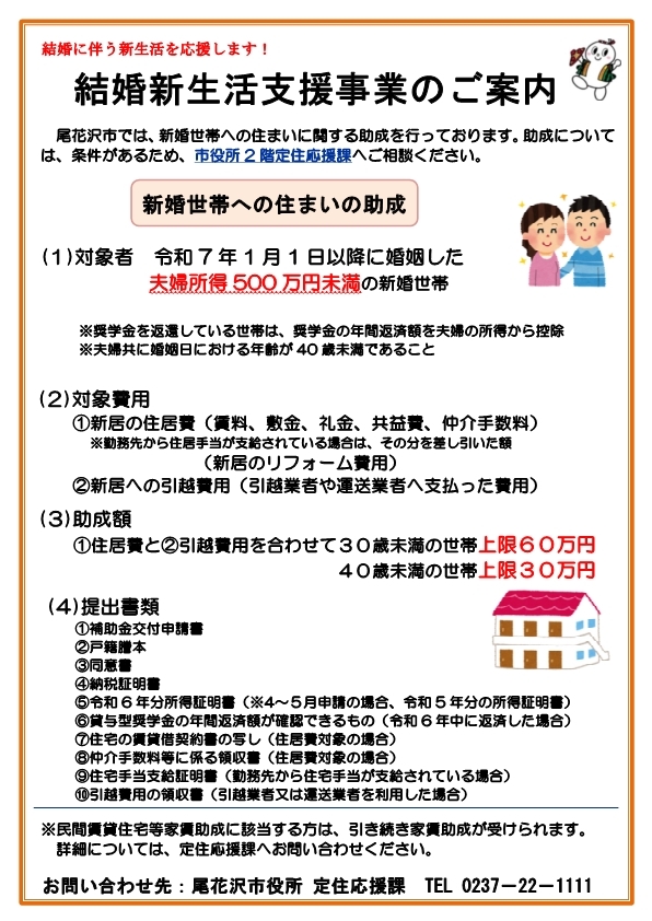 R7結婚新生活チラシ