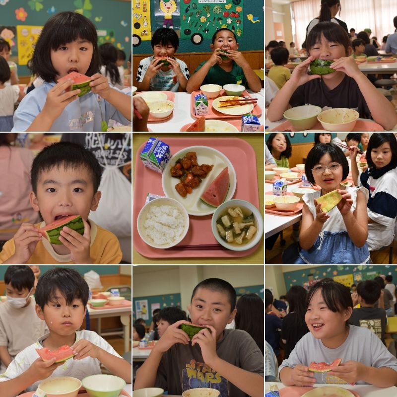 20260714地産地消給食(尾花沢すいか)