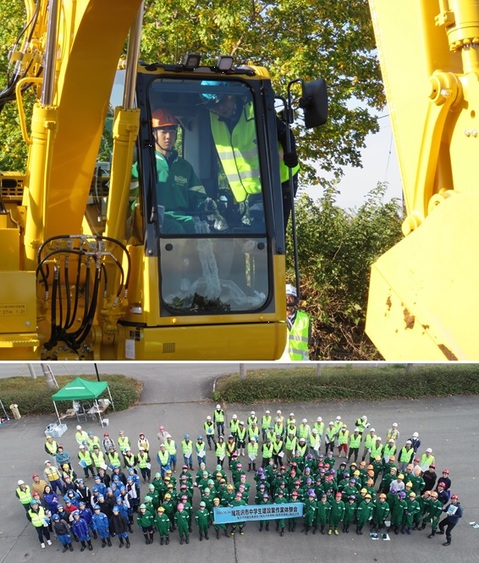 20231024尾花沢市中学生建設作業体験会