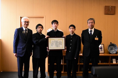 20240327北村山高校AI部表敬訪問