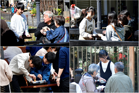 玉野小　銀山茶会