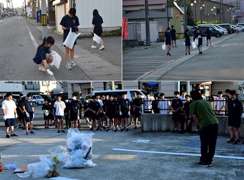 20250829早朝ごみ拾い