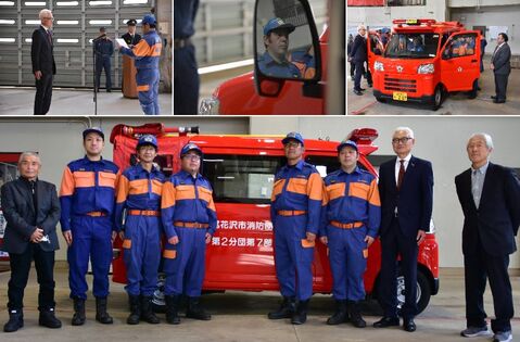 20251027消防団小型動力ポンプ付軽積載車交付式