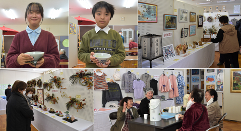 20251206-09玉野地区作品展（玉小抹茶振舞い）